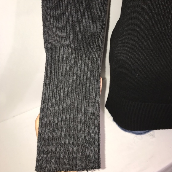 KOKOMO GreyBlack Cashmere Angora Wrap KnitCardigan - Picture 13 of 13